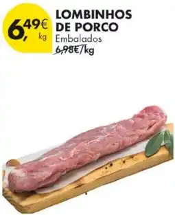 Pingo Doce lombinhos de porco embalados promoção
