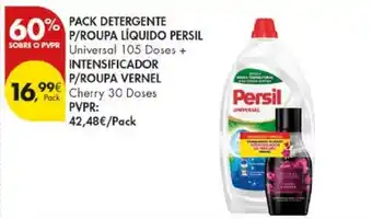 Pack detergente p/roupa líquido persil