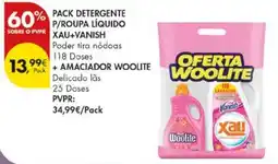 Pingo Doce Pack detergente p/roupa líquido xau+vanish promoção