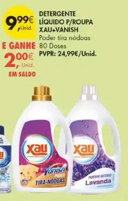 Pingo Doce Detergente líquido p/roupa xau+vanish promoção