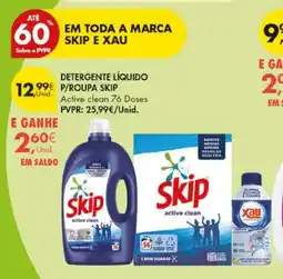 Pingo Doce Detergente líquido p/roupa skip promoção