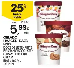 Continente Gelado haagen-dazs pints promoção