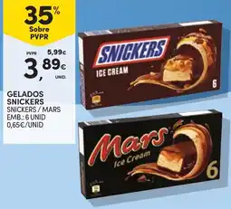 Continente Gelados Snickers Snickers / Mars promoção