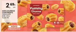 Continente mini churros continente chocolate promoção