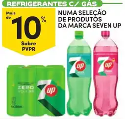 Continente refrigerantes c/ gás da marca seven up promoção