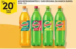 Continente nos refrigerantes c/ gás original da marca sumol promoção
