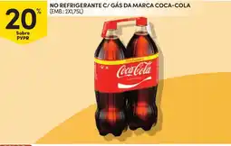 Continente No refrigerante C/ gás da marca coca-cola promoção