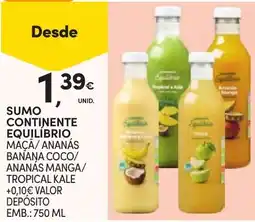 Continente Sumo continente equilíbrio promoção