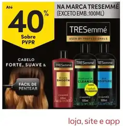 Continente Tresemmé cabelo forte, suave & fácil de pentear promoção