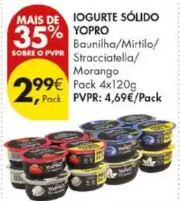 Pingo Doce Iogurte sólido yopro promoção