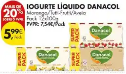 Pingo Doce Iogurte líquido danacol promoção