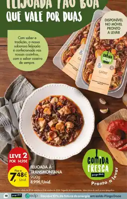 Pingo Doce Feijoada à transmontana promoção