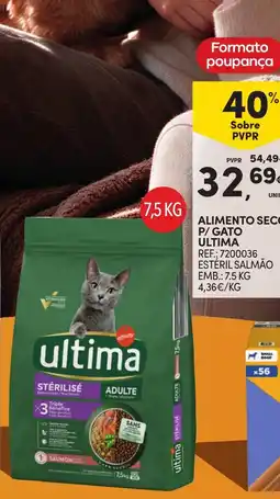 Continente Alimento seco p/ gato ultima promoção