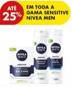 Pingo Doce Em toda a gama sensitive nivea men promoção