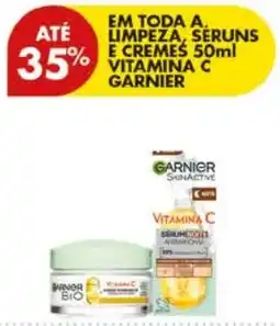 Pingo Doce Em toda a limpeza, seruns e cremes vitamina C garnier promoção