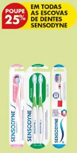 Pingo Doce escovas de dentes sensodyne promoção