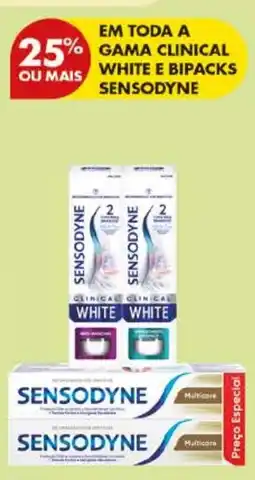 Pingo Doce sensodyne clinical white promoção