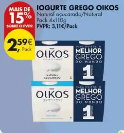 Pingo Doce Iogurte grego olkos promoção