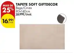 Pingo Doce Tapete soft giftdecor promoção
