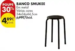 Pingo Doce banco smukee promoção