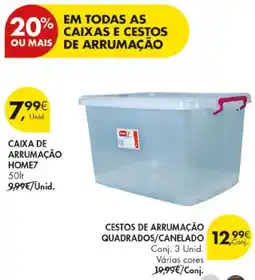 Pingo Doce Caixa de arrumação home7 promoção