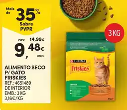 Continente alimento seco p/ gato friskies promoção