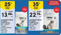 Continente alimento seco p/ gato uppy nutri promoção