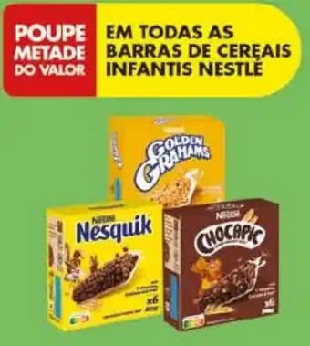 Pingo Doce Barras de cereais infantis nestle promoção