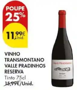 Pingo Doce vinho transmontano valle pradinhos reserva promoção