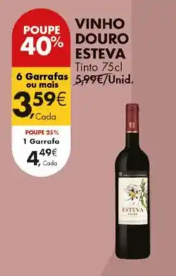Pingo Doce vinho douro esteva promoção
