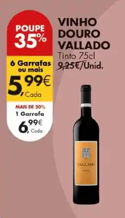 Pingo Doce vinho douro vallado promoção