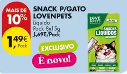 Pingo Doce Snack p/gato lovenpets promoção