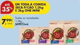 Pingo Doce comida seca p/cão one mini promoção
