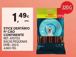 Continente Stick dentário p/ cão continente promoção