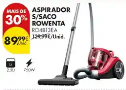 Pingo Doce aspirador s/saco rowenta promoção