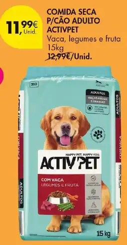 Pingo Doce comida seca p/cão adulto activpet promoção