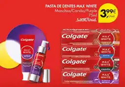 Pingo Doce Pasta de dentes max white promoção