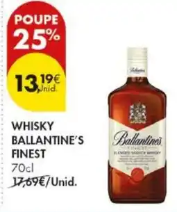 Pingo Doce whisky ballantine's finest promoção