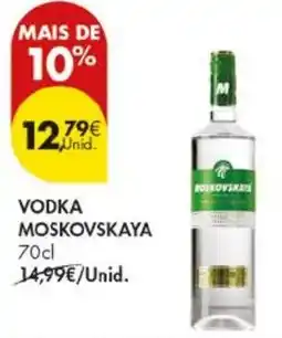 Pingo Doce vodka moskovskaya promoção