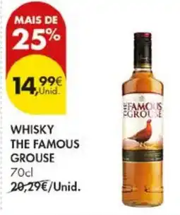 Pingo Doce whisky the famous grouse promoção