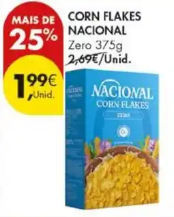 Pingo Doce Nacional corn flakes zero promoção