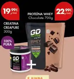 Pingo Doce Go active proteína whey chocolate promoção