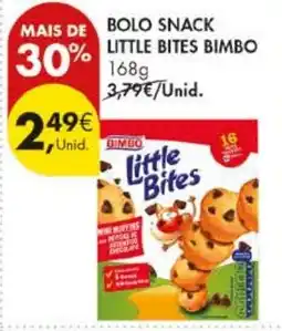 Pingo Doce Bolo snack little bites bimbo promoção