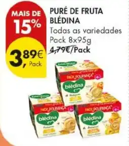 Pingo Doce puré de fruta blédina promoção