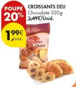 Pingo Doce Croissants deli chocolate promoção