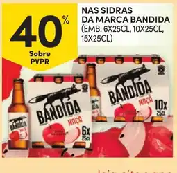 Continente Sidra da marca bandida maçã promoção