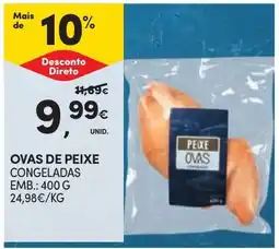Continente ovas de peixe promoção