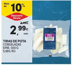 Continente Tiras de pota promoção