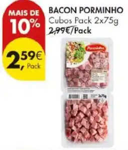 Pingo Doce Bacon Porminho promoção