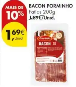 Pingo Doce Bacon Porminho promoção